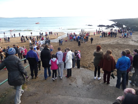 Myrtleville Christmas Swim 2012 - spot the Munster player.....