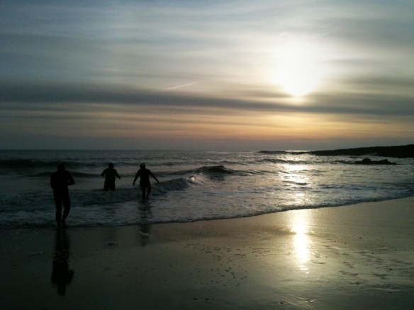 Open water sea swimming in Cork, Ireland