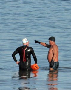 Open water sea swimming in Cork, Ireland