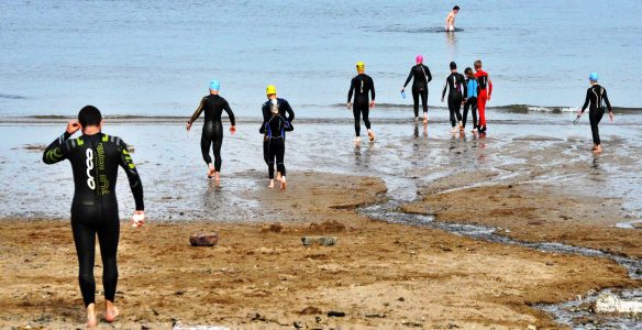 Open water sea swimming in Cork, Ireland