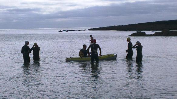 Open water sea swimming in Cork, Ireland