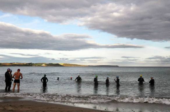 Open water sea swimming in Cork, Ireland