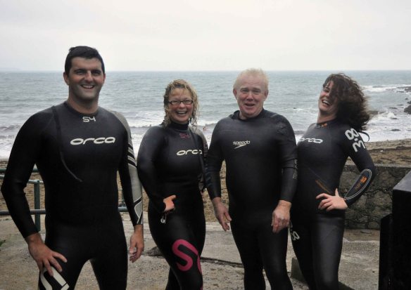 Open water sea swimming in Cork, Ireland