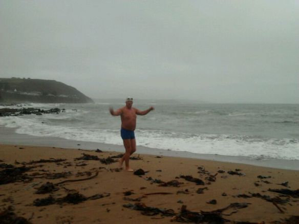 Open water, sea swimming in Cork, Ireland.