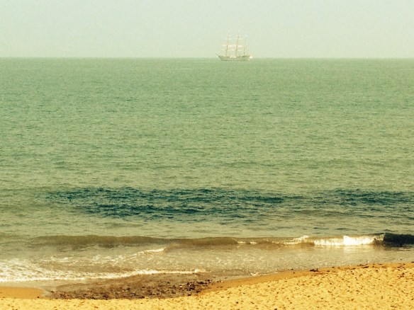 Open water, sea swimming in Cork, Ireland.