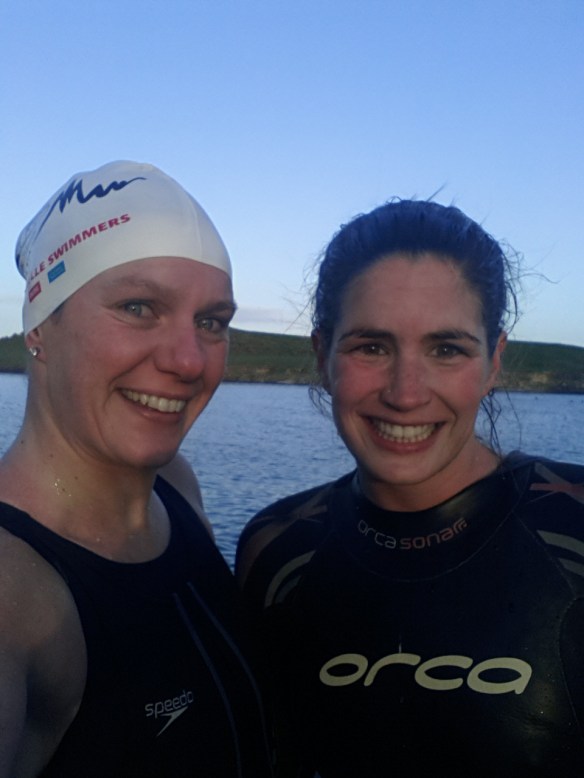 Open water sea, swimming in Cork, Ireland.