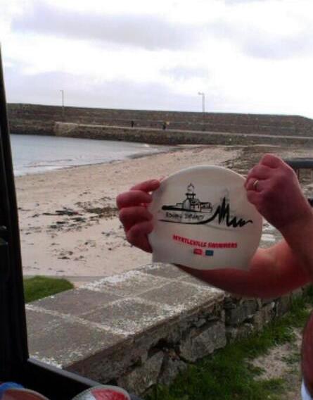 Open water, sea swimming in Cork, Ireland.