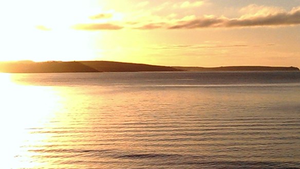 Open water, sea swimming in Cork, Ireland.