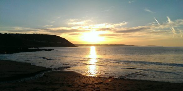 Open water, sea swimming in Cork, Ireland.