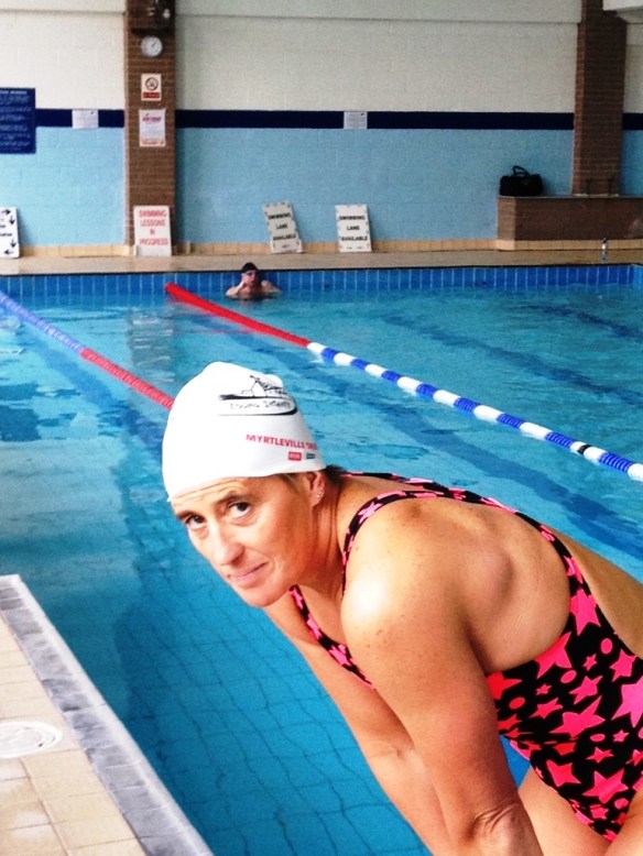 Open water swimming in Cork, Ireland.