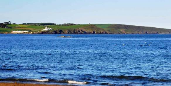Open water, sea swimming in Cork, Ireland.