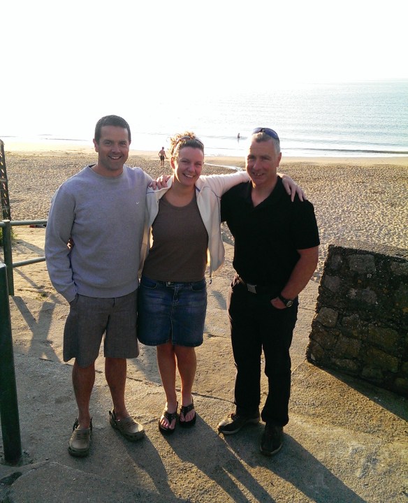 Open water, sea swimming in Cork, Ireland.