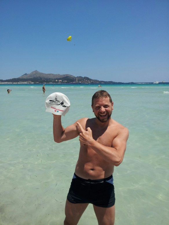Open water, sea swimming in Cork, Ireland.