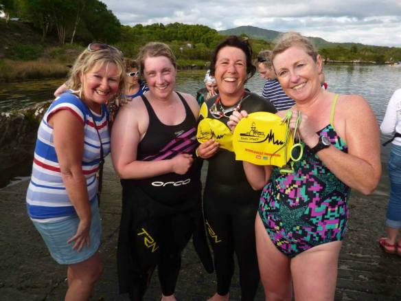 Open water, sea swimming in Cork, Ireland.