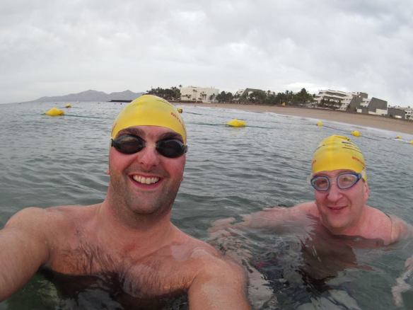 Open water, sea swimming in Cork, Ireland.