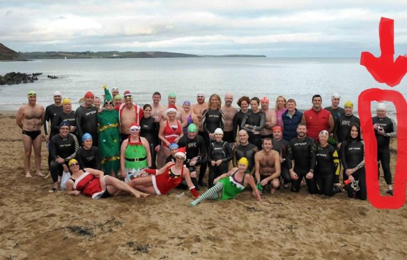 Open water swimming in Cork, Ireland.