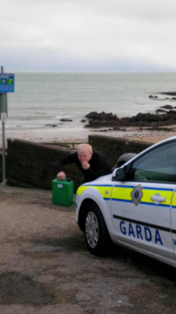Open water, sea swimming in Cork, Ireland.
