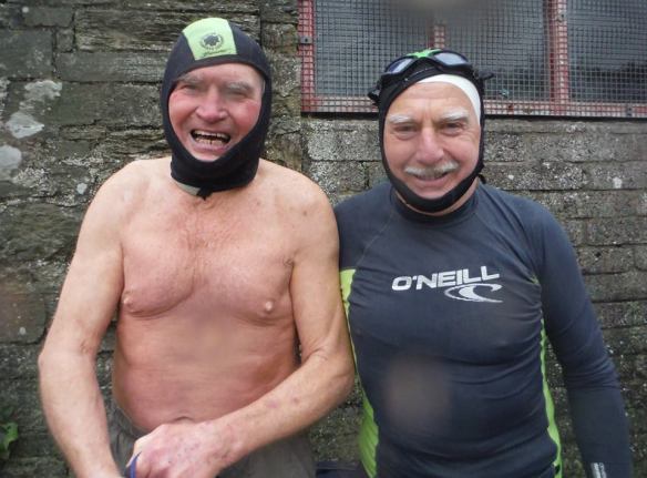 Open water, sea swimming in Cork, Ireland.