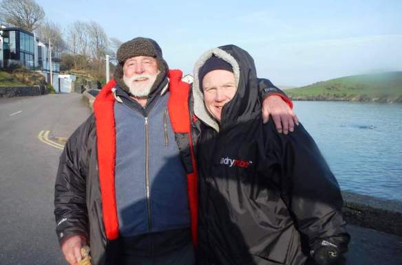 Open water, sea swimming in Cork, Ireland.