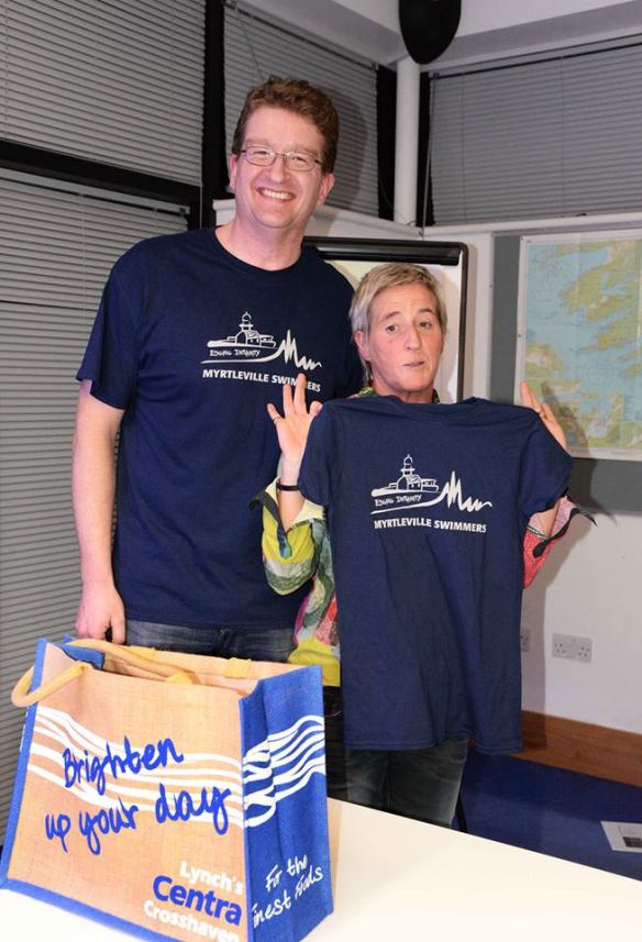 Eilis refused any money for the night but insisted on a T-Shirt - 'priceless', she said.