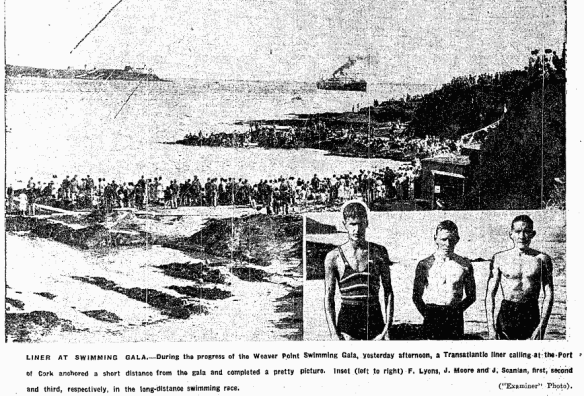 Open water swimming, Cork, Ireland.