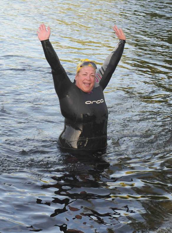 Opem water, sea swimming in Cork, Ireland.