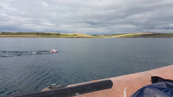 Open water, sea swimming in Cork, Ireland.