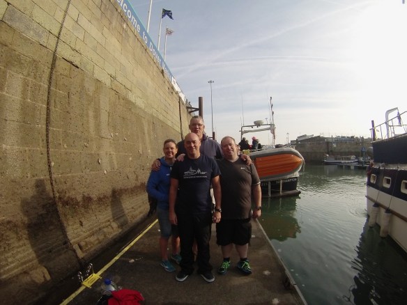 If Carlsberg did crews...Liam, Ken and Carol with Trevor.