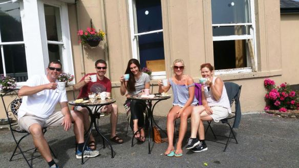 Myrtlevillians enjoying Tea by the Sea at the Pine Lodge.