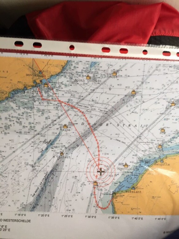 Swim chart from the Pilot.