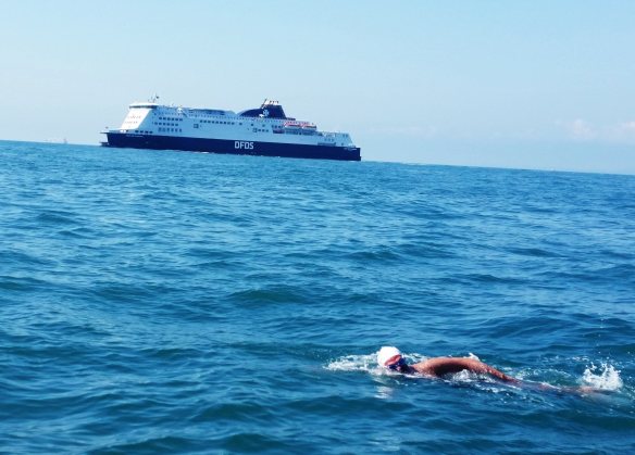 Ferry falling behind in the race to France.