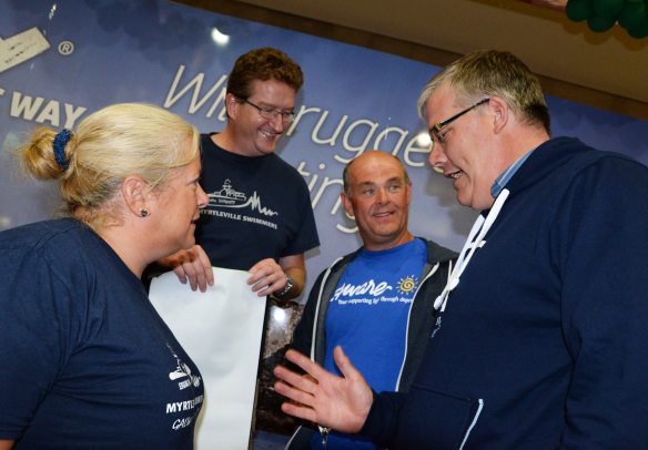 My swim now was WAAY colder and with HUUUGE waves - WAAAAY tougher in my day. Liam Maher explaining why he was 15 minutes slower in his channel swim.